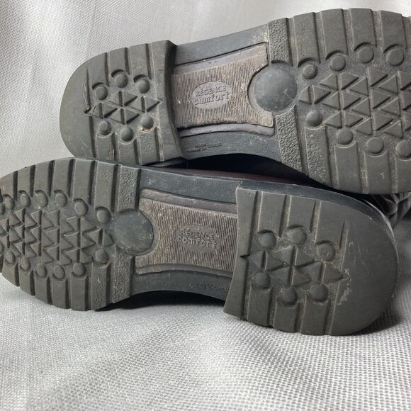 VTG Orvis Brown Leather Fleece Lined Knee Boots - Picture 8 of 16